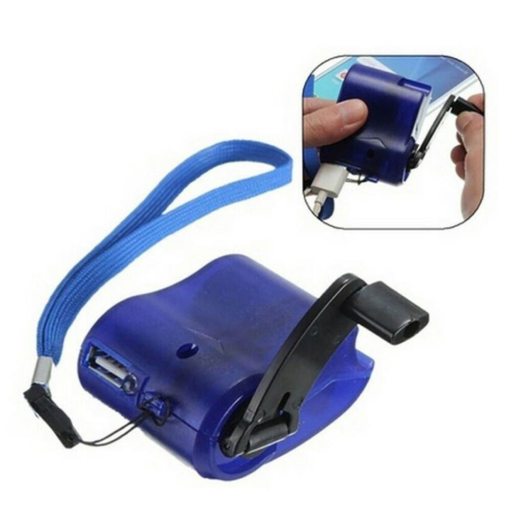 HOT USB Hand Crank Emergency Power Phone Charger Manual Charging 