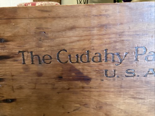 Vintage Wooden Crate Cudahy Packing Wood Box Margherita Salami Cotto Heavy Duty - Picture 12 of 22