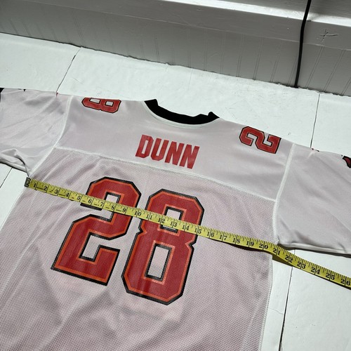 Maglietta Dunn vintage da uomo L Champion #28 rara reversibile Tampa Bay Buccaneers - Foto 13 di 14