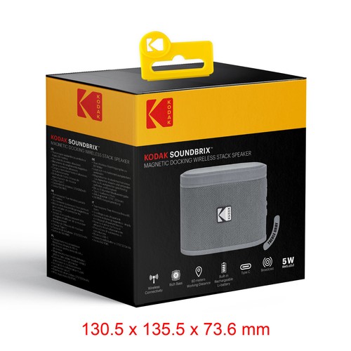 Kodak Multi-Room Wireless Speaker Bluetooth Speaker Portable Speaker Soundbrix - Picture 21 of 32