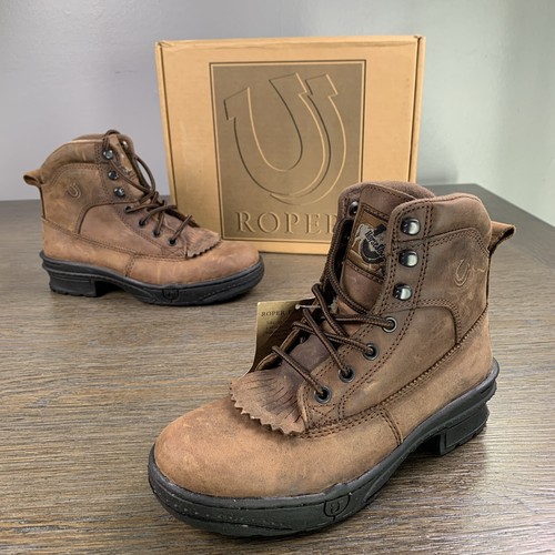 Stivali Roper CrossRider Hiker Kiltie da trekking taglia 6 marrone roccioso 09-21-360-603-BR - Foto 9 di 17