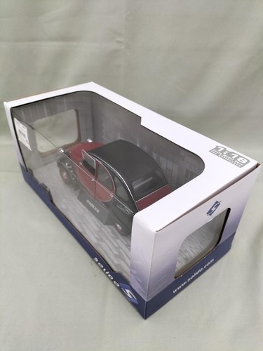 KYOSHO Minicar 1/18 Citroen 2CV Charleston Black/Maroon Used - Picture 15 of 19