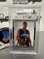 KYLE LOWRY 06-07 FLEER ROOKIE RC SIGNED AUTOGRAPHED ON CARD AUTO-BECKETT BGS