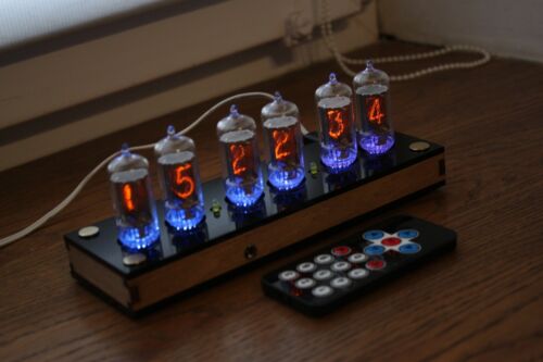 Nixie tube clock with 6pcs RFT Z570M tubes enclosure FINE 5 NOT UPSIDE DOWN 2 - Picture 8 of 12