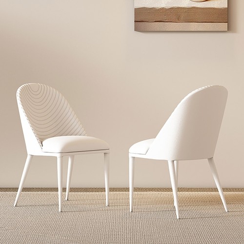 Modern Kitchen Dining Chairs Set of 2,Faux Leather Living Room Accent Chairs - Picture 2 of 8