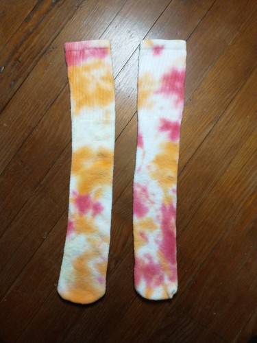 Handgefertigte maßgeschneiderte Batik Unisex Crew-Socken Größe 6-12 - Bild 2 von 2