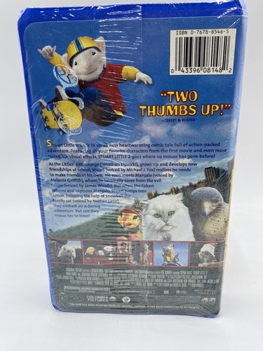 Stuart Little 2 (VHS, 2002, Clamshell) NEW Factory Sealed - Picture 4 of 6