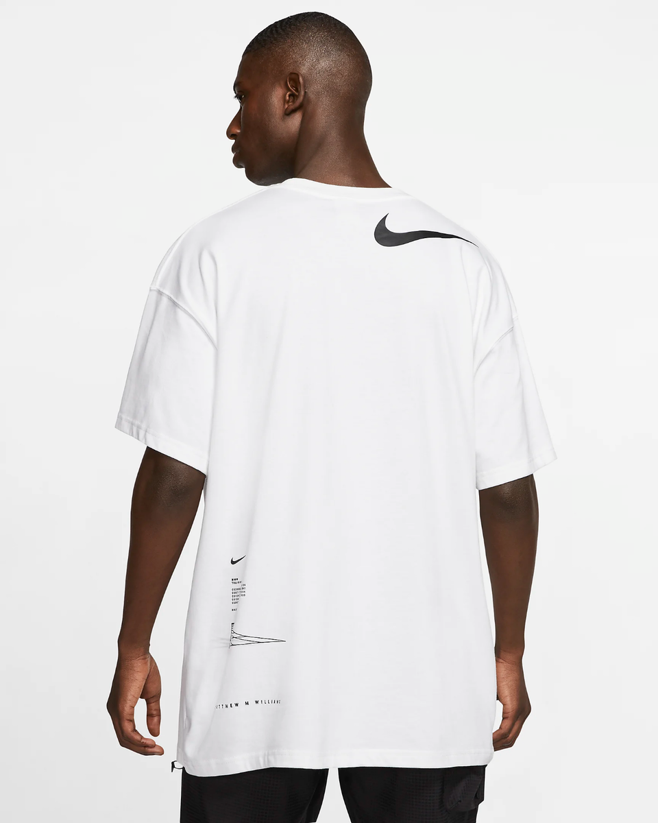 Nike x MMW Short-Sleeve T-Shirt Men's Size Large Black White Nike x MMW Short-Sleeve T-Shirt Men's Size Large Black White