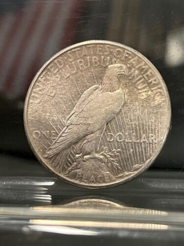 1924-S Peace Silver $ Great Eye Appeal AU Exquisite Lustrous Semi Key USA Date. - Picture 2 of 9