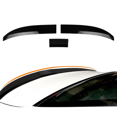 Trunk Spoiler Lip Adjustable Car Tail Wing for Sedan Coupe Universal Gloss Black - Picture 8 of 10