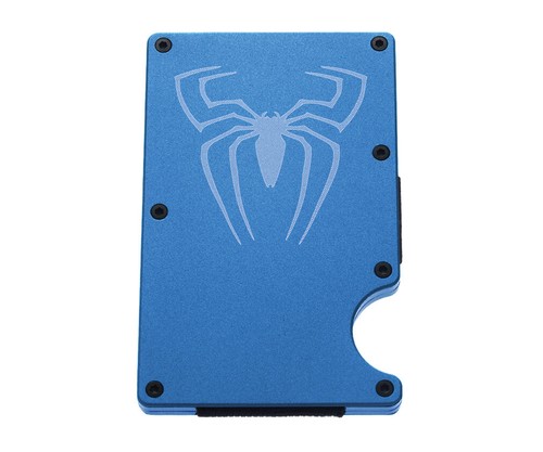 Hero Spiderman Bloqueo RFID Aluminio Billetera Clip para Dinero Hombres Portatarjetas de Crédito - Imagen 10 de 19