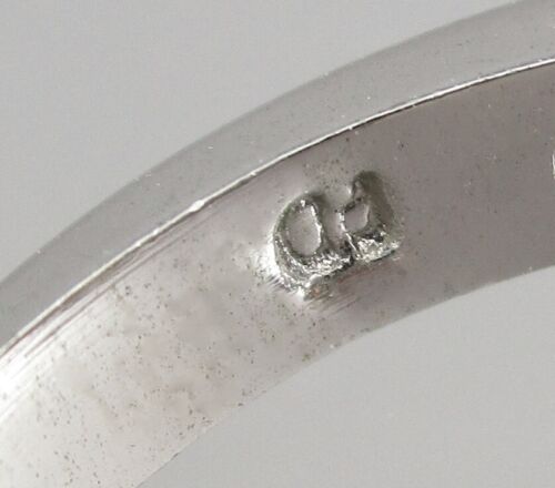 Signed PD Premier Designs Silver Clear CZs Orange Gem Size 8.25 Ring 8590 - Picture 7 of 13