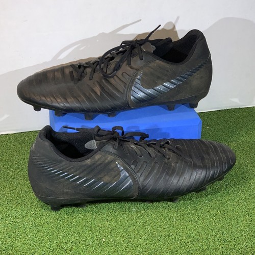 Botines de fútbol Nike Tiempo negros para hombre ~Talla 13 - Imagen 2 de 23