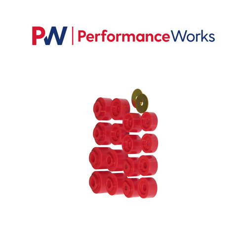 Prothane 6-116 Red Body Mount Bushings For 2001-2005 Ford Explorer Sport Trac - Picture 7 of 12