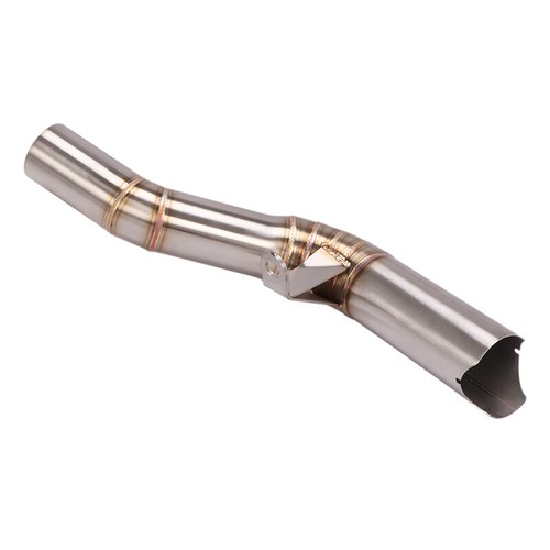 For Suzuki GSXR 600 750 2008-2010 Exhaust Pipe Motorcycle Mid Link Pipe Steel - Picture 3 of 7