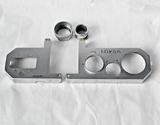 Used Replacement Camera Parts NIKON F LEFT  RIGHT Top Cover Chrome