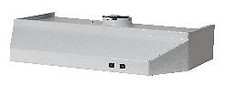 Ventline 30" White Range Hood with Round Vertical Exhaust