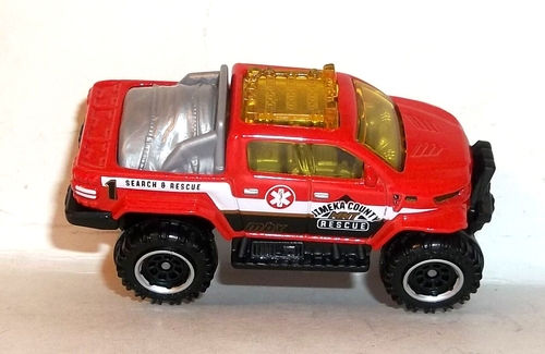 LOOSE 2018 MATCHBOX 1:64 RED SNOW THRASHER PICKUP aus Multipack - Bild 8 von 9
