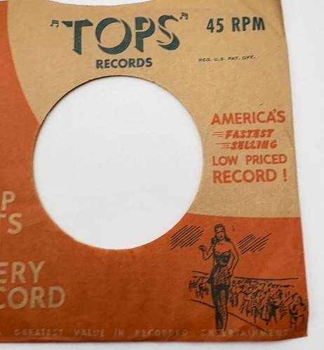 Tops Records Company Sleeve 45RPM All Time Hit Series 2 Hits on Each Record - Picture 4 of 6