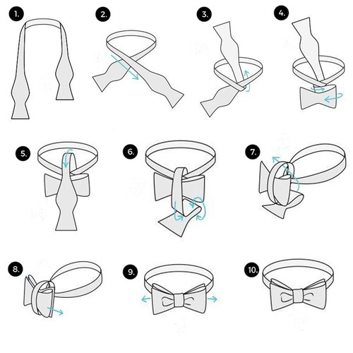 Silk Bow Ties for Men Striped Solid Paisley Self Bowtie and Pocket Square Cuf... - Picture 6 of 6