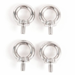 Red Hound Auto 8 Stainless Steel DIN 580 Machine Shoulder Lifting Eye Bolts M6 316SS Marine 6mm Red Hound Auto 8 Stainless Steel DIN 580 Machine Shoulder Lifting Eye Bolts M6 316SS Marine 6mm