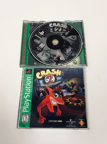 Crash Bandicoot 2 Cortex Strikes Back Playstation 1 PS1 Complete Greatest Hits - Picture 3 of 7