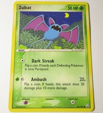 Zubat 82/109 EX Team Rocket Returns Pokemon Card