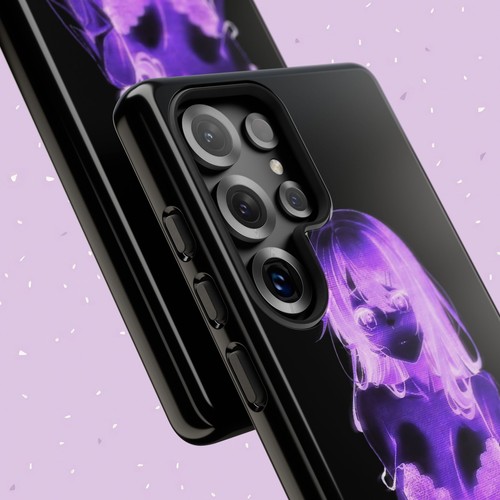 Anime Tough Case for iPhones, Galaxy and Pixel Glowing Neon Waifu Girl Manga - Picture 7 of 197