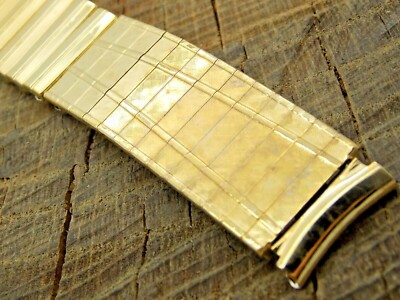 Vintage Mark VII USA NOS Watch Band Expansion 17.5mm Gold Filled Unused Bracelet