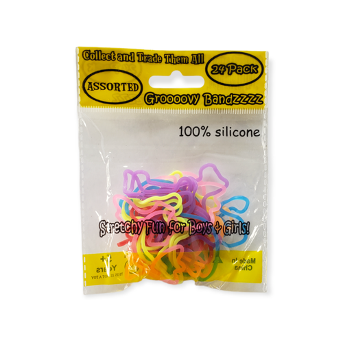 Grooovy Bandzz Surtido Paquete de 48 Bandas de Goma en Forma Multicolor Edad 5+ Lote de 2 - Imagen 2 de 5