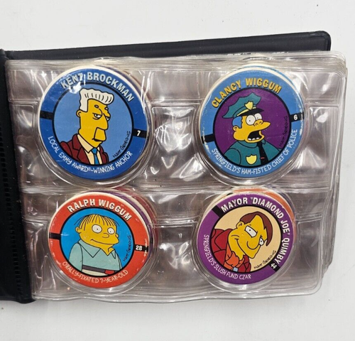 Lote de 65 Pogs Los Simpson de 1994 SkyCaps SkyBox Bongo Comics Group - Imagen 1 de 13