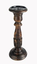 Rustique Design Bois Pilier Forme Bougeoir – Home Decor Candlestick. i71-883