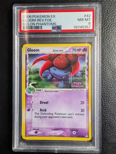 Gloom - 42/110 Holon Phantoms Reverse Foil - PSA 8 - 78745357