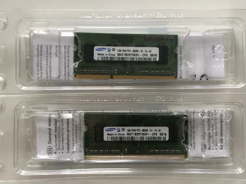 SAMSUNG 1GB 1RX8 PC3-8500S-07-10-ZZZ M471B2873FHS RAM MACBOOK LATE 2009 MID 2010