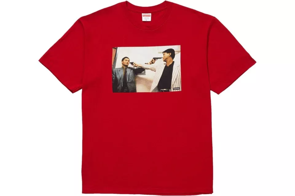 New Supreme The Killer Trust Tee FW18 Red Medium Sealed Authentic