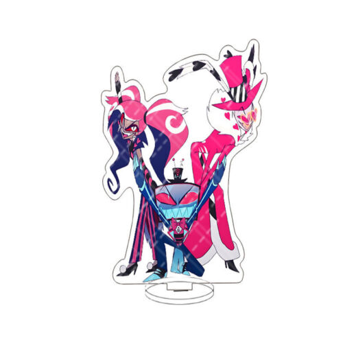 13cm Hazbin Hotel Vox Husk Alastor Acrylic Stand Figure Model Collection Standee - Picture 8 of 21