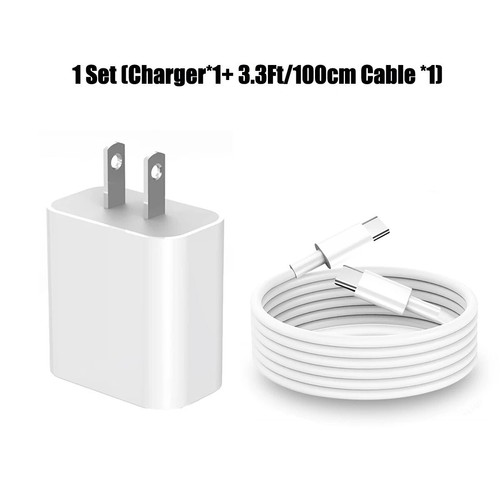 Cubo Cargador Original USB-C a USB-C 20W, para iPhone, Android - Imagen 9 de 9