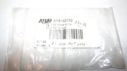 Aprilia 50 RS, AF1 50 and 125. Rear wheel screw reference: AP8152092. New - Picture 5 of 5
