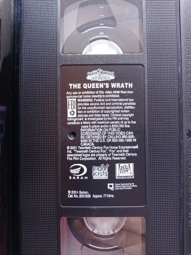 SABANS POWER RANGERS VHS LOT OF 2:  TIME FORCE--LIGHTSPEED RESCUE-- clamshells - Picture 6 of 11