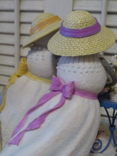 LENOX Lynn Bywaters AFTERNOON TEA Snowman Figurine Winter Holiday - Picture 14 of 24