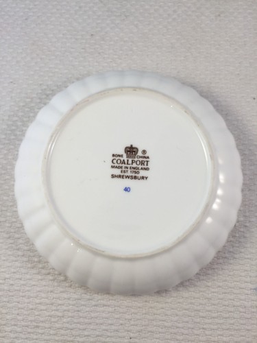 Coalport 'Shrewsbury' Coaster / Trinket Dish / Butter Dish, boxed - Picture 5 of 7