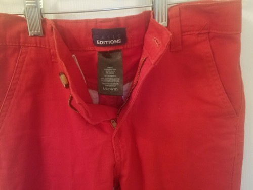 Hose Mädchen L 10/12 Basic Edition rot orange Baumwolle - Bild 6 von 10