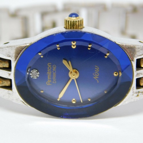 Armitron Now Diamond 75/2641 Quartz Analog Women's Watch Sz. 6" New Battery - Picture 2 of 10