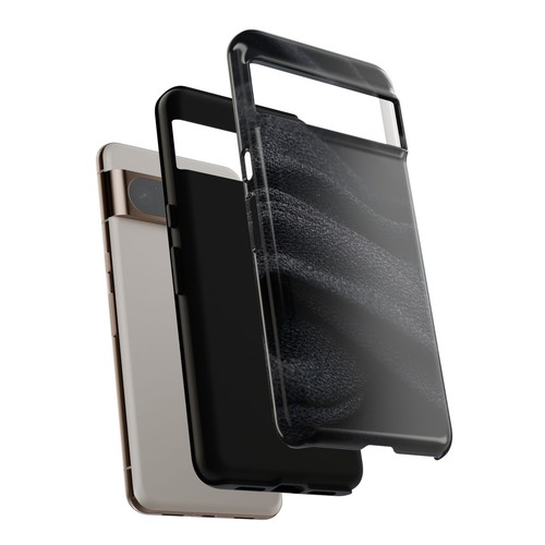 Black Pleated Fabric-look Tough Phone Case - iphone, Samsung galaxy, Goog Pixel - Picture 127 of 235
