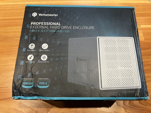 Yottamaster 5 Bay Hard Drive Enclosure USB Type-C PS500C3