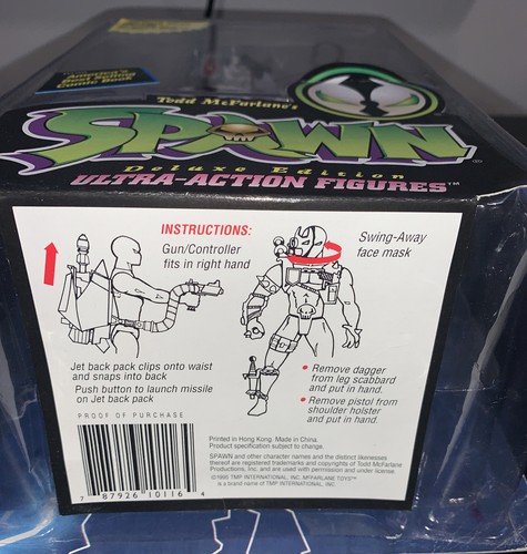 1995 McFarlane Toys Deluxe Edition Pilot Spawn Ultra-Action Figure 10116 New - Picture 4 of 4