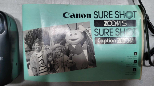 Vintage Canon Sure Shot Zoom-S Fully Automatic AF Zoom 35mm Camera with Manual - Picture 7 of 7