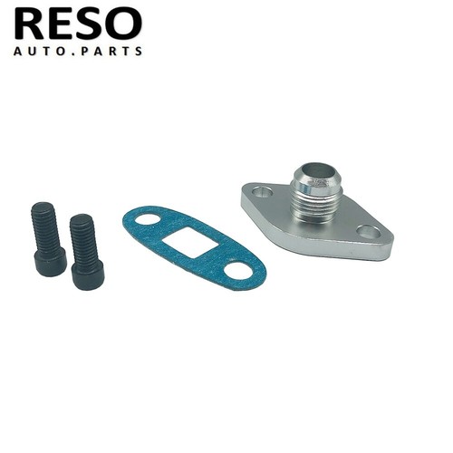 Adaptador de brida macho de drenaje de retorno de aceite turbo AN10 para TOYOTA LEXUS 1JZ 2JZ GTE - Imagen 7 de 10