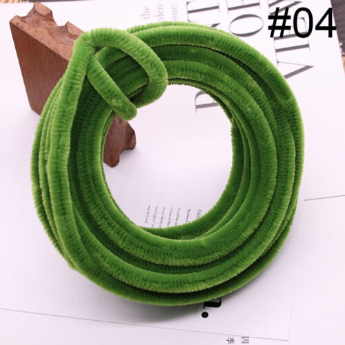 High Quality 100cm 10mm Pipe Cleaners Colours Chenille Craft Stems Toy - Photo 25 sur 53