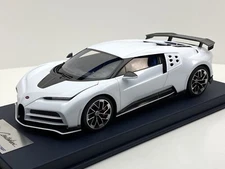 LOOKSMART 1/18 LS18025A Bugatti Centodieci Quartz White (MR BBR AUTOART D&G IVY)